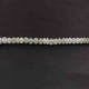 1  Strand Light Green Moonstone  Faceted Rondelles - Round Shape Rondelles - 8mm-12mm 8 Inches BR02195 - Tucson Beads
