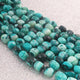 1 Strand Top Quality  Shaded Green Opal Smooth  Tumble Nuggets Shape Beads Briolettes 9mmx8mm-15mmx11mm- 16 Inches BR02499 - Tucson Beads