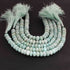 1  Strand Amazonite Faceted Roundells - Round  Shape  Roundells 9mm-13mm 8 Inches BR02187