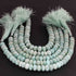 1  Strand Amazonite Faceted Roundells - Round  Shape  Roundells 8mm-10mm 8 Inches BR02192