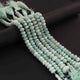 1  Strand Amazonite Faceted Roundells - Round  Shape  Roundells 8mm-10mm 8 Inches BR02192 - Tucson Beads