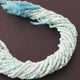 5 Strand Shaded Peru Opal Faceted Rondelles, Round Beads 4mm 13inche RB0311 - Tucson Beads
