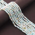 AAA Shaded Peru Opal Micro Faceted  Beads 4mm Beads RB0311