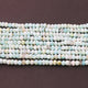5 Strand Shaded Peru Opal Faceted Rondelles, Round Beads 4mm 13inche RB0311 - Tucson Beads