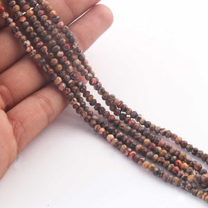 5 Strands Excellent Quality Multi Stone Faceted Rondelles - Mix Stone Roundles Beads 4mm 13 Inches RB0328 - Tucson Beads
