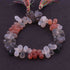 1 Strand Multi Moonstone Faceted Briolettes -Tear Shape  Briolettes - 13mmx6mm-5mmx6mm 10 Inches BR3146
