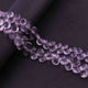 1 Strand Natural Pink Amethyst Faceted Briolettes -Heart Shape Briolettes 8mm 8 Inches BR3088 - Tucson Beads
