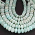 1  Strand Amazonite Faceted Roundells - Round  Shape  Roundells 10mm-14mm 8 Inches BR02185