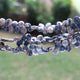 1 Strand Shaded Grey Silverite Faceted Briolettes- Pear Shape Beads 10mmx8mm-11mmx8mm 8 Inches BR734 - Tucson Beads