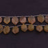 1 Strand Shaded Yellow Opal Briolettes - Fancy Shape Faceted Beads Briolettes -17mmx11mm-20mmx12mm 9 inch BR3089