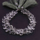 1 Strand Green Amethyst Faceted Briolettes -Heart Shape Briolettes - 8mm 8 Inch BR3068 - Tucson Beads