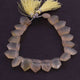 1 Strand  Yellow Opal Briolettes - Pentagon Shape Faceted Beads Briolettes-18mmx11mm-15mmx11mm 8.5 inch BR3085 - Tucson Beads