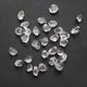 5 Pcs Clear White Herkimer Diamond Quartz Nuggets, 12mm-14mm Undrilled Beads - Herkimer Rough Stone , RHR045 - Tucson Beads