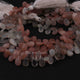 1 Strand Multi Moonstone Pear Briolettes - Pear Shape Briolettes -11mmx6mm- 10 Inch BR0300 - Tucson Beads