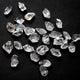 5 Pcs Clear White Herkimer Diamond Quartz Nuggets, 18mm-20mm Undrilled Beads - Herkimer Rough Stone, You Choose RHR046 - Tucson Beads