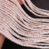 1  Strand White Silverite Faceted Rondelles  - Gemstone Rondelles  3 mm-  13.5 Inches BR01809