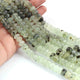 1 Strand Prehnite Faceted Roundels -Gemstone Roundels  Beads- 9mm-11mm -8 Inches BR02197 - Tucson Beads