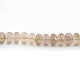 1  Strand Lemon Smoky Quartz  Faceted Roundels - Roundels Beads Briolettes   - 7mm-12 mm- 8 inches BR02190 - Tucson Beads