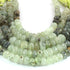 1 Strand Prehnite Faceted Roundels -Gemstone Roundels  Beads- 10mm-15mm -8 Inches BR02196