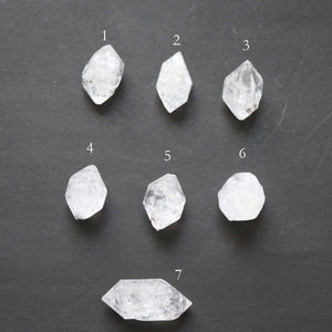 1 Pc White Herkimer Diamond Quartz Nugget, 18mm-36mm Undrilled Beads - Herkimer Rough Stone, You Choose RHR049 - Tucson Beads