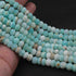 1 Long Strand Peru Opal Faceted Rondelles - Peru  Opal Roundel Beads 9mm-10mm 14  Inches BR0281