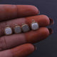 10 Pcs Mystic Druzy Square Drop Pendant, 24k Gold Plated, Titanium Pendant, Bezel Pendant 9mmX7mm PC1034 - Tucson Beads