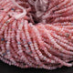 1 Strand Shaded Pink Opal Rondelles - Gemstone Faceted Rondelles -3mm -13 Inch RB0399 - Tucson Beads