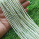 5 Strands Prehnite 3mm Gemstone Balls, Semiprecious beads 13 Inches Long- Faceted Gemstone Jewelry RB0019 - Tucson Beads