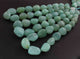1 Strand  Aqua Chalcedony Smooth Briolettes -Tumbled Shape Briolettes - 16mmx14mm-30mmx19mm- 16 Inches BR01817 - Tucson Beads