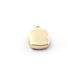 10 Pcs Mystic Druzy Square Drop Pendant, 24k Gold Plated, Titanium Pendant, Bezel Pendant 9mmX7mm PC1030 - Tucson Beads