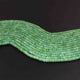 1 Strand Finest Quality Green Opal Faceted Rondelles - Green Opal Rondelles Beads 4mm-5mm 13 Inches BR02259 - Tucson Beads