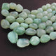 1 Strand  Aqua Chalcedony Smooth Briolettes -Tumbled Shape Briolettes - 16mmx13mm-34mmx19mm- 16 Inches BR01816 - Tucson Beads