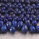 1 Strand Naturale Lapis Tear Drop Shape faceted beads,  Natural Lapis Faceted beads,  Gemstone Beads ,  6mmX8mm-8mmx13mm-8.5 inch BR02883 - Tucson Beads