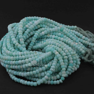 1 Long Strand Peru Opal Faceted Rondelles - Peru  Opal Roundel Beads 6mm 14.5 Inches BR0295 - Tucson Beads