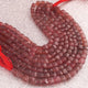 1 Strand Strawberry Faceted Cube Box Shape Beads -3D Cube Gemstone Beads, Fine Quality  Strawberry  Briolettes 7mm-6mm -8 Inches BR02882 - Tucson Beads