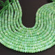 1 Strand Finest Quality  green Opal Faceted Rondelles - green Opal Rondelles Beads 5mm-6mm 13 Inches BR02258 - Tucson Beads