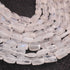 1 Strand Natural White Rainbow Faceted Gemstone Chicklet Briolettes   -9mmx7mm -13mmx7mm-10.5 Inches BR02879