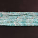1 Strand Shaded Peru Opal Faceted Rondelles  , Round Shape Rondelles - 5mm-6mm 13 inches BR02261 - Tucson Beads
