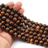 1 Strand Brown Tiger ,Best Quality , High Quality , Smooth Round Balls - Smooth Balls Beads -10mm 15 Inches BR0068