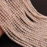 AAA White Silverite  Micro Faceted 3mm Beads RB0403