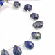 1  Strand Lapis Lazuli Faceted Pear Shape Briolettes - Pear shape Beads - 10mmx7mm-23mmx11mm - 8.5 Inches BR02264 - Tucson Beads