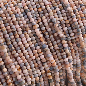 1 Strand Boulder Opal Rondelles - Gemstone Faceted Rondelles -3mm -13 Inch RB0401 - Tucson Beads