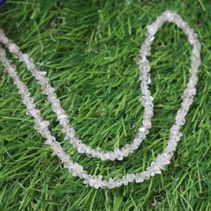 1 Strand Herkimer Diamond Faceted Briolettes  - Faceted Briolettes - 6mmx8mm- 16 Inches BR03095 - Tucson Beads