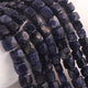 1 Strand Sodalite Faceted Cube Box Shape Beads -3D Cube Gemstone Beads, Fine Quality  Snow Flake Briolettes 6mm-8mm -8 Inches BR02872 - Tucson Beads