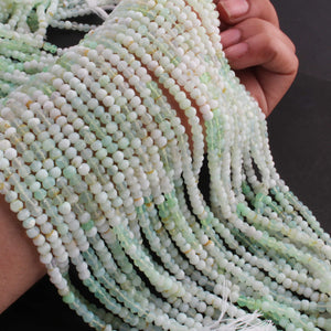 1 Strand Shaded Green Opal  Rondelles - Gemstone Faceted Rondelles -3mm -13 Inch RB0395 - Tucson Beads