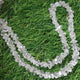 1 Strand Herkimer Diamond Faceted Briolettes  - Faceted Briolettes - 4mmx8mm- 16 Inches BR03092 - Tucson Beads