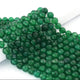 1 Strand Green Onyx Faceted Round Beads- Green Onyx Balls Beads 8mm- 9.5 Inches - BR0519 - Tucson Beads