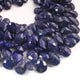 1  Strand Lapis Faceted Briolettes -Pear Shape Briolettes -Gemstone Beads -7mmx9mm- 8mmx13mm- 8.5 Inches BR02874 - Tucson Beads