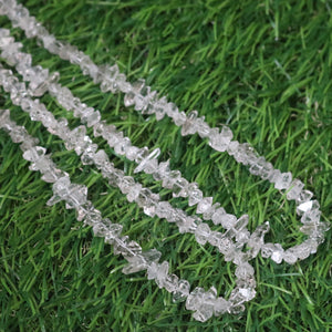 1 Strand Herkimer Diamond Faceted Briolettes  - Faceted Briolettes - 5mmx16mm- 16 Inches BR03099 - Tucson Beads