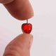 10 Pcs Red Topaz 925 Silver Plated Faceted - Heart Shape Faceted Pendant -11mmx7mm  PC855 - Tucson Beads